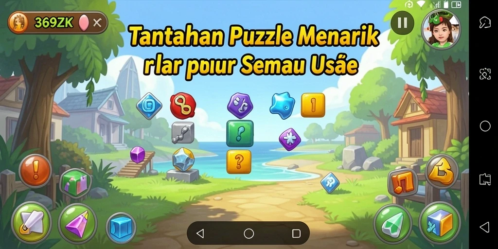 Screenshot gameplay <strong>369ZK</strong> menampilkan momen menarik saat menyelesaikan teka-teki.