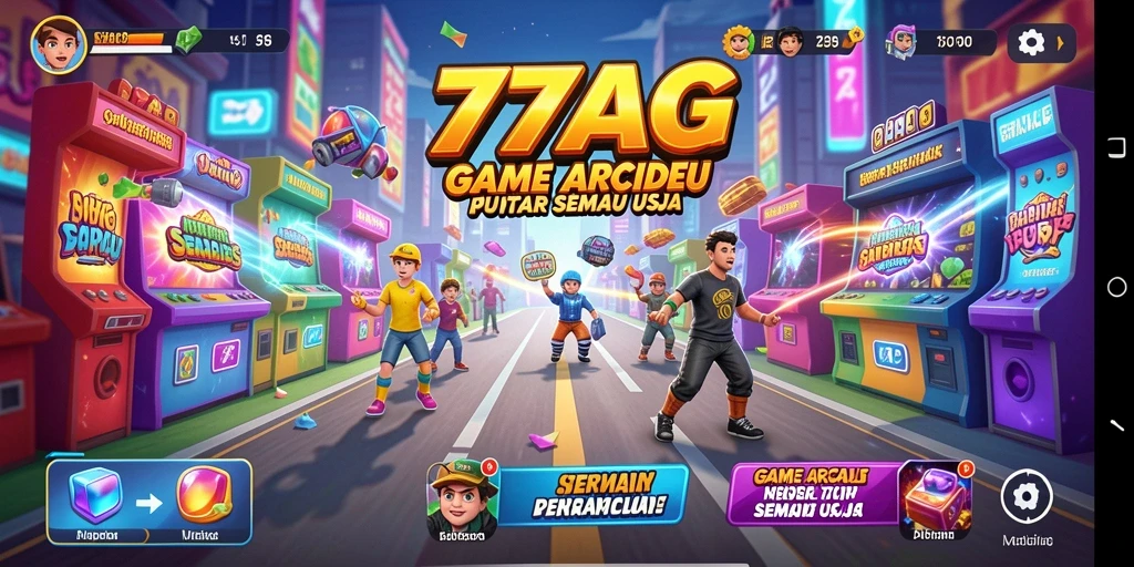 Screenshot utama 77AG menampilkan gameplay menarik dan seru.