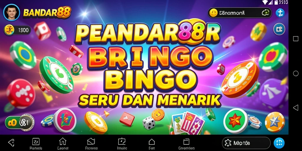 Tampilan gameplay seru di BANDAR88, penuh interaksi Bingo.