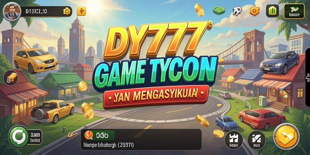 Tampilan gameplay menarik di DY777 dengan elemen bisnis yang seru.