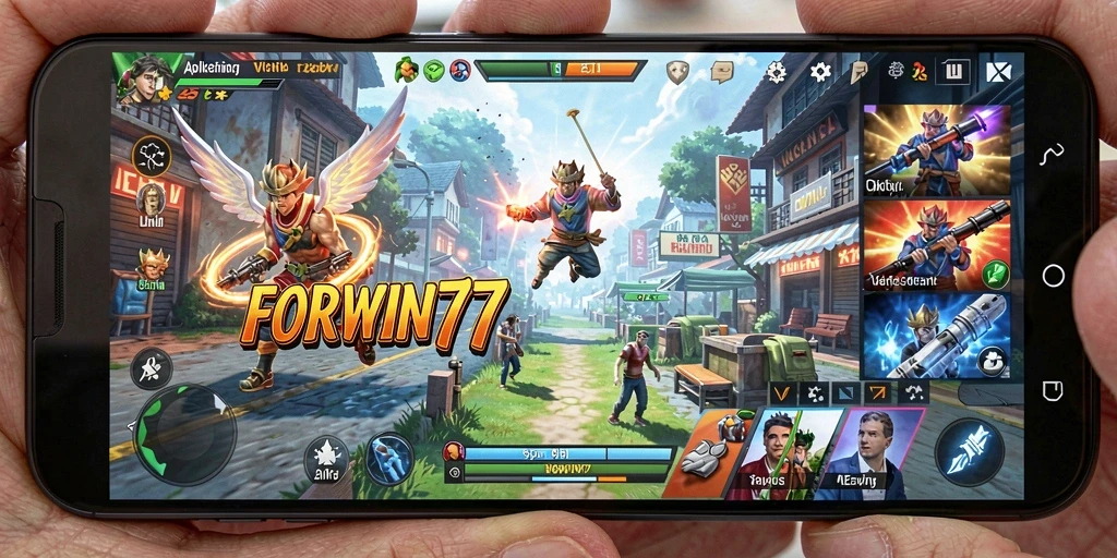 Screenshot FORWIN77 menampilkan antarmuka aplikasi utility yang intuitif.