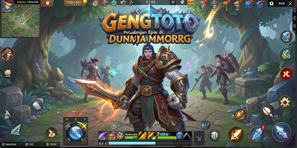 Tampilan menarik dari gameplay GENGTOTO yang penuh aksi MMORPG.
