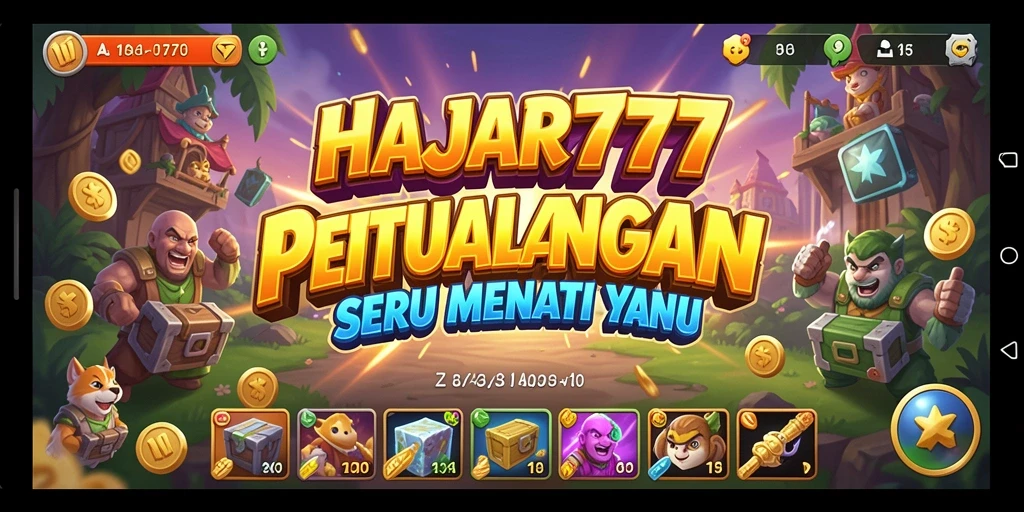 Tangkapan layar gameplay HAJAR777 yang menunjukkan eksplorasi luar biasa.