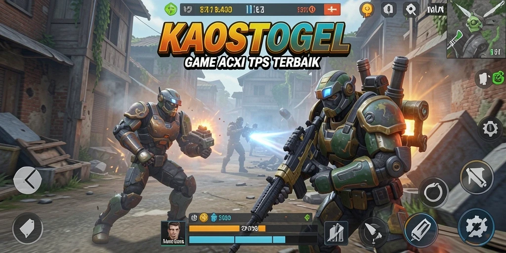 Tampilan gameplay KAOSTOGEL yang seru dan mengasyikkan.