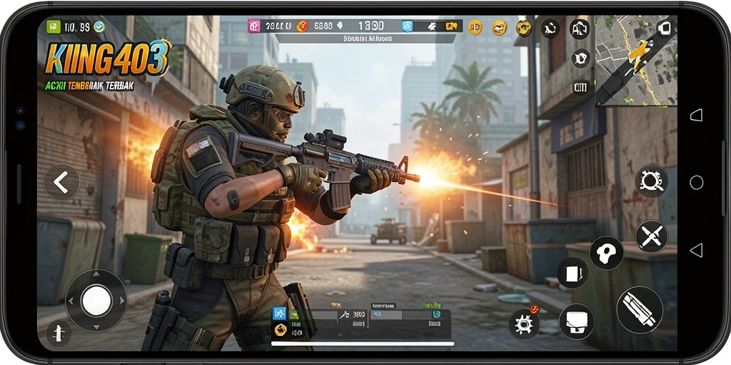 Tampilan gameplay KING403 yang mendebarkan dan intens.