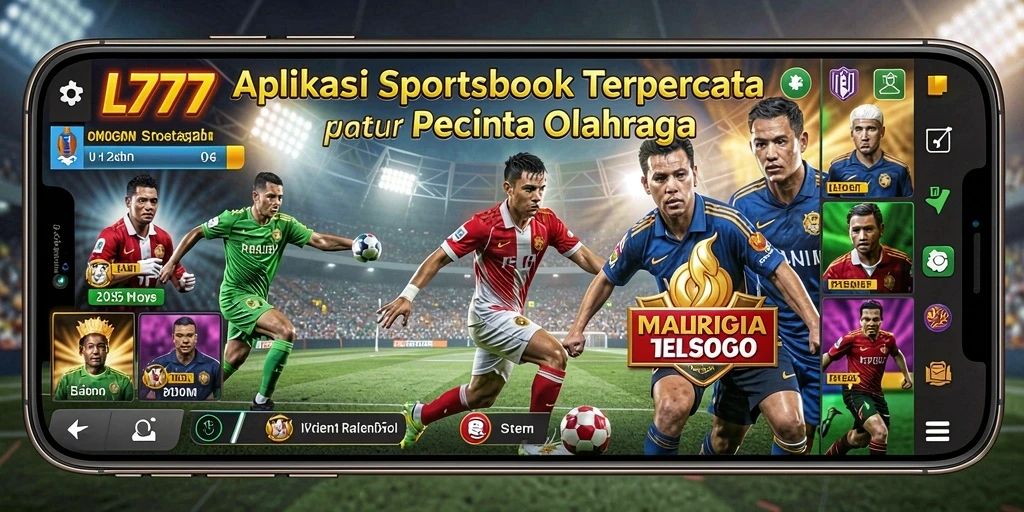 Tampilan menarik dari aplikasi L777 dengan berbagai pilihan taruhan olahraga.