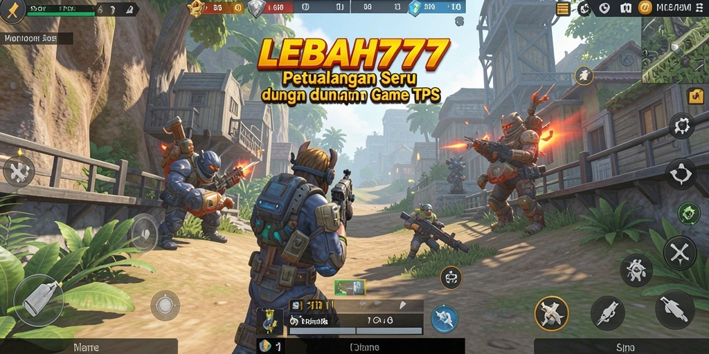Tampilan menarik dari gameplay TPS dalam LEBAH777 dengan aksi seru.