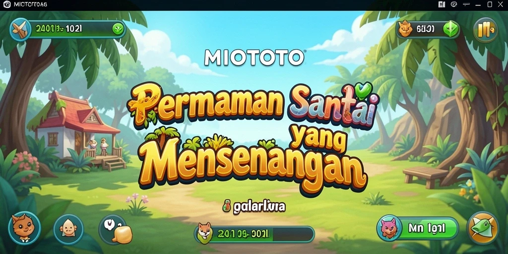 Tampilan gameplay MIOTOTO yang menawan dan menarik perhatian.