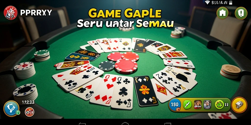 Tampilan gameplay Gaple yang seru dan interaktif di PPRRYY.