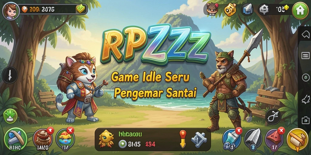 Tampilan gameplay RPZZZ yang menarik dan interaktif.