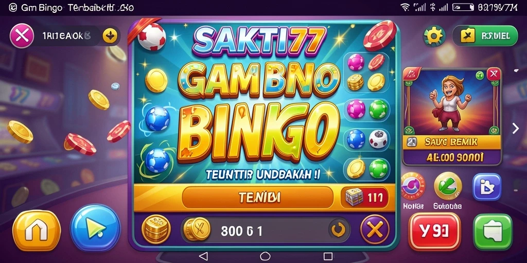 Screenshot SAKTI77 menampilkan gameplay seru permainan Bingo.