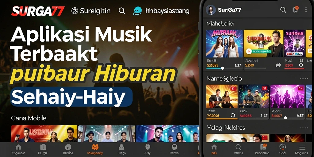 Tangkapan layar SURGA77 menampilkan kolaborasi musik yang mengasyikkan.